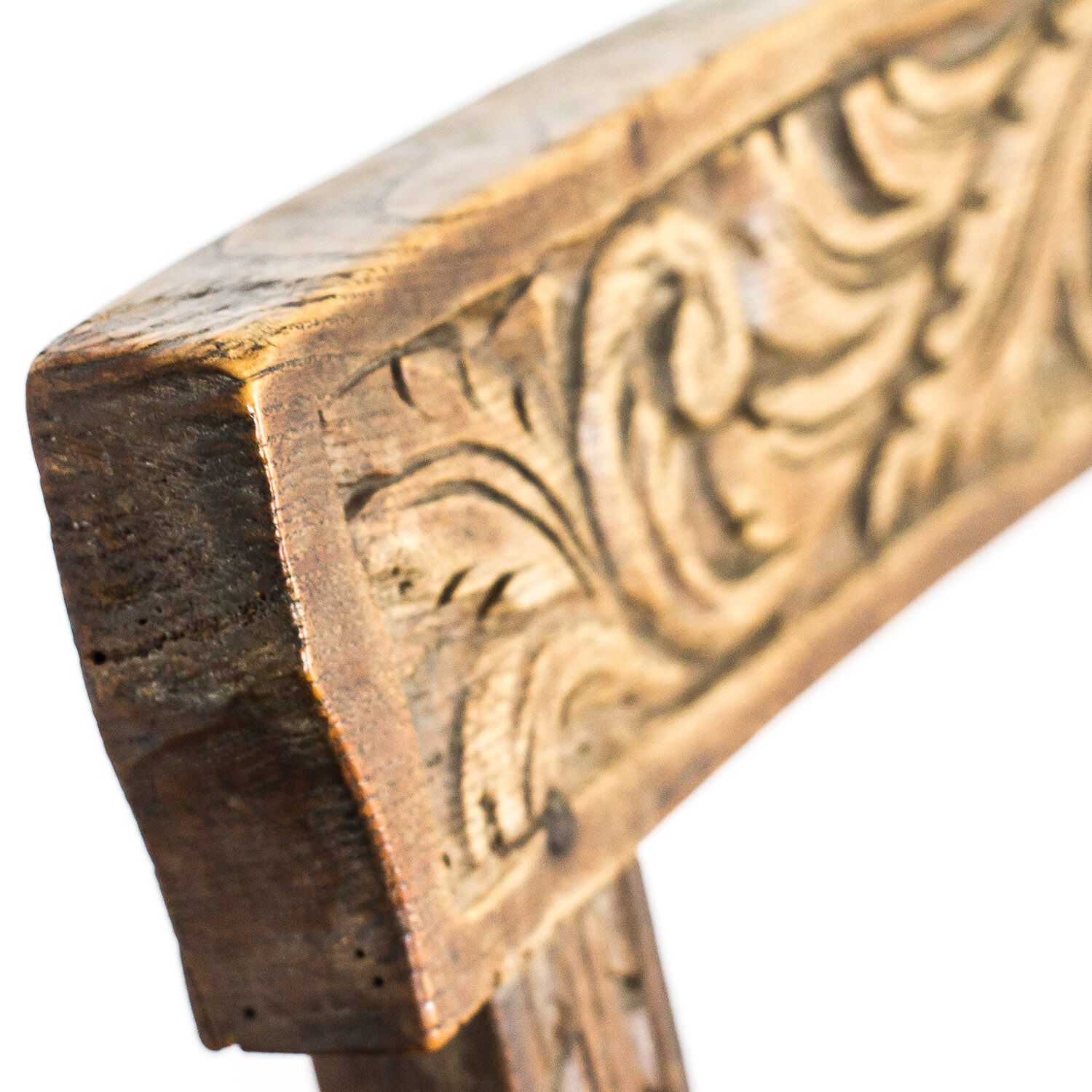 Antique oak armchair