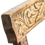 Antique oak armchair