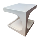 Vintage Authentic Vintage Fiberglass Cubic Side Table