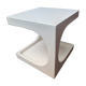 Vintage Authentic Vintage Fiberglass Cubic Side Table