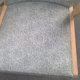 Fauteuil pied compas scandinave