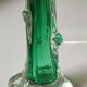 Murano glass art vase blown. Design in the shape of a trunk/floral base. Height 26 cm.