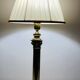 Pied de lampe ancien colonne en bronze