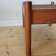 Pair of Dyrlund leather footrest 60s leather