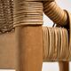Oak and rattan chair, set of 4