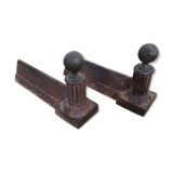 Pair of ancient cast iron channels