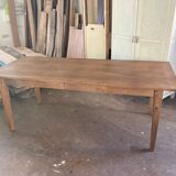 Solid oak farm table