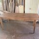 Solid oak farm table