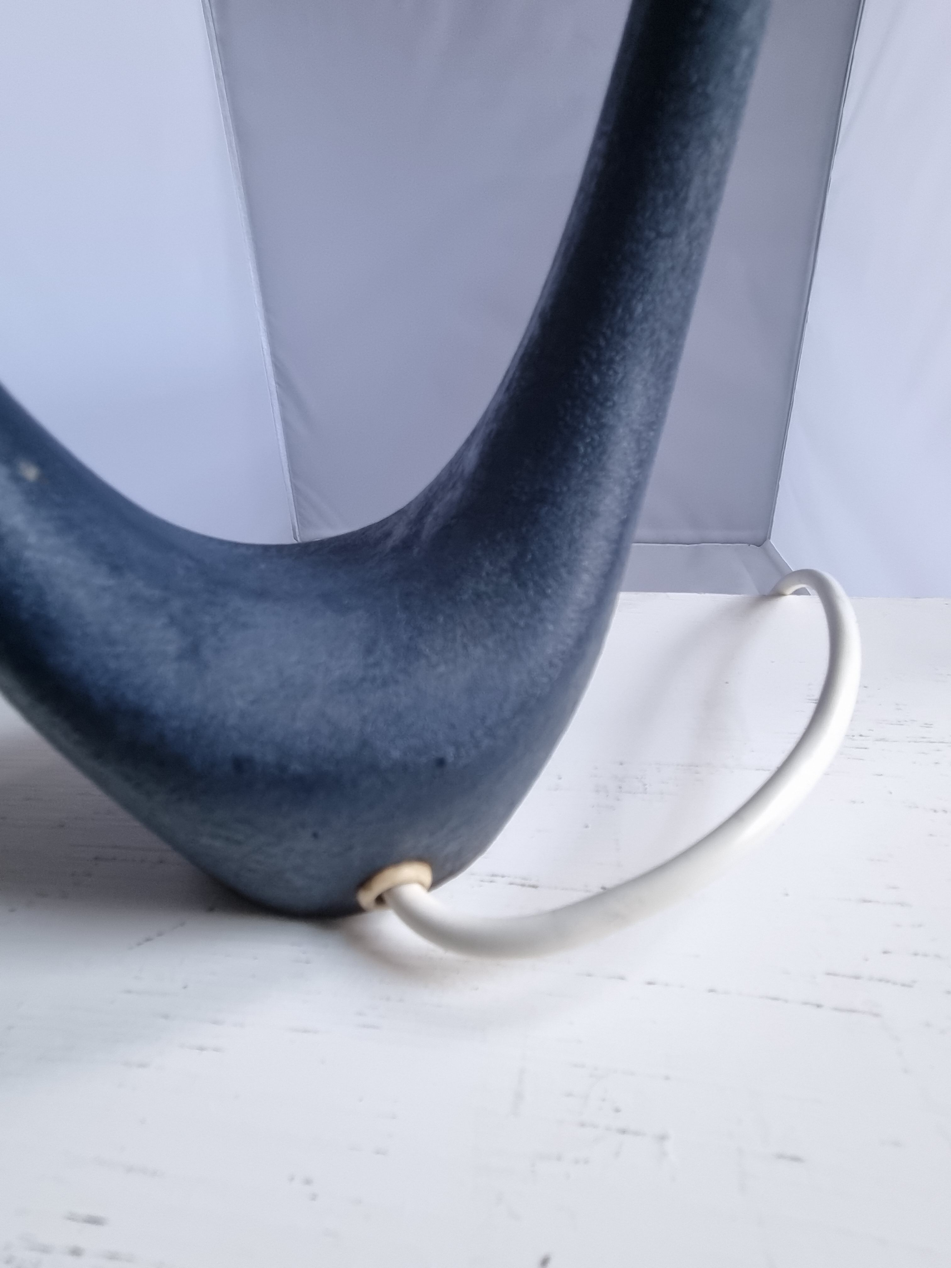 Mid-Century Atomic Era U-Shaped Table Lamps, 1950s, Set of 2