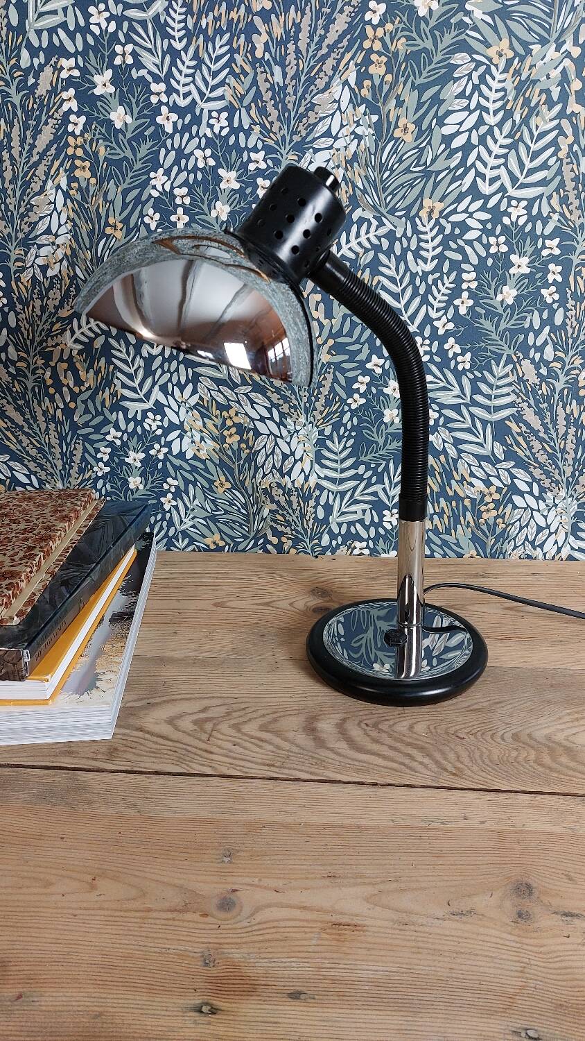 Lampe de bureau vintage Aluminor orientable