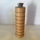 Scandinavian style legnoart wooden pepper mill