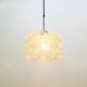 Mid-Century Amber Bubble Glass Ceiling Light by Helena Tynell for Limburg, Germany, 1960s
