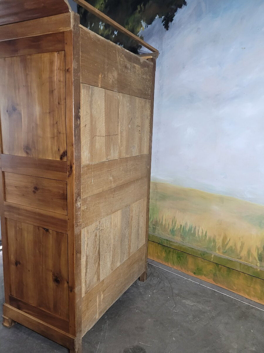 Standing Louis Philippe man in cherry wood