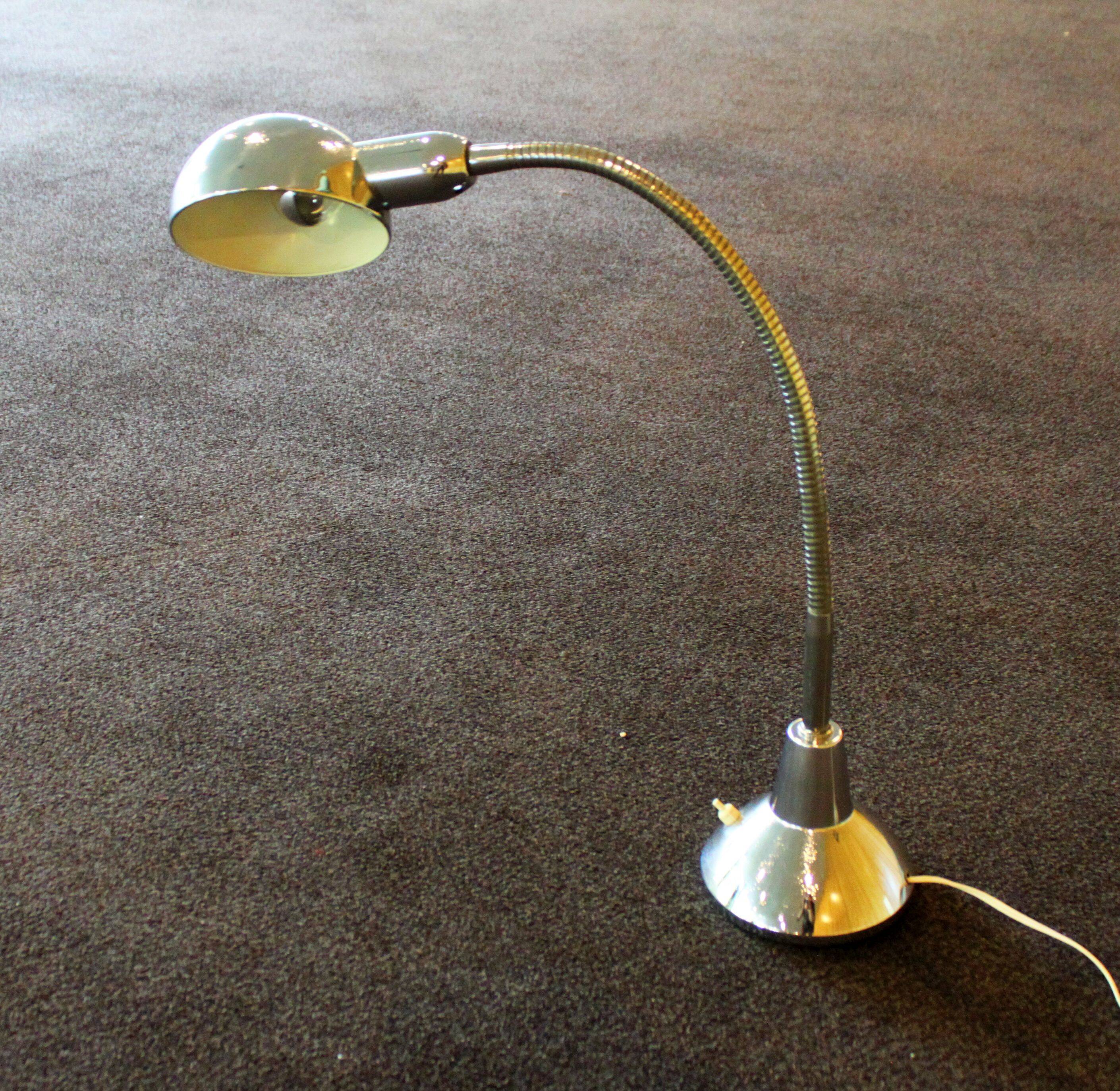 Chrome desk lamp, 50s.