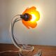 1970s lamp in flower-shaped Plexiglas