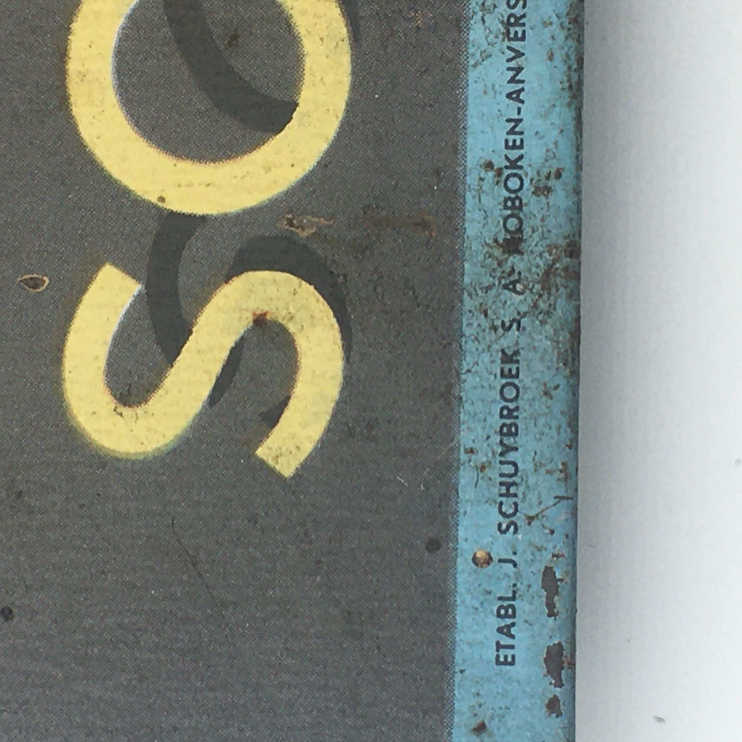 Schweppes metal advertising plate