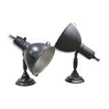 Pair of antique german uplighter's or spot lamps by Kandem