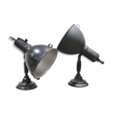 Pair of antique german uplighter's or spot lamps by Kandem