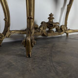 Console en bois doré époque Napoléon III