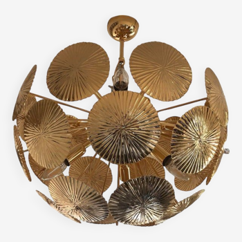 Italian brass chandelier
