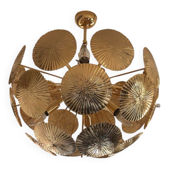 Italian brass chandelier