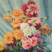 Nature morte peinte signée française du 20e siècle