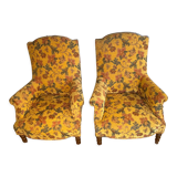 Pair of english style armchairs
