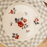 6 flat Digoin Bastia earthenware plates