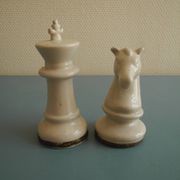 Duo pièces échec céramique déco ceramic chess pieces