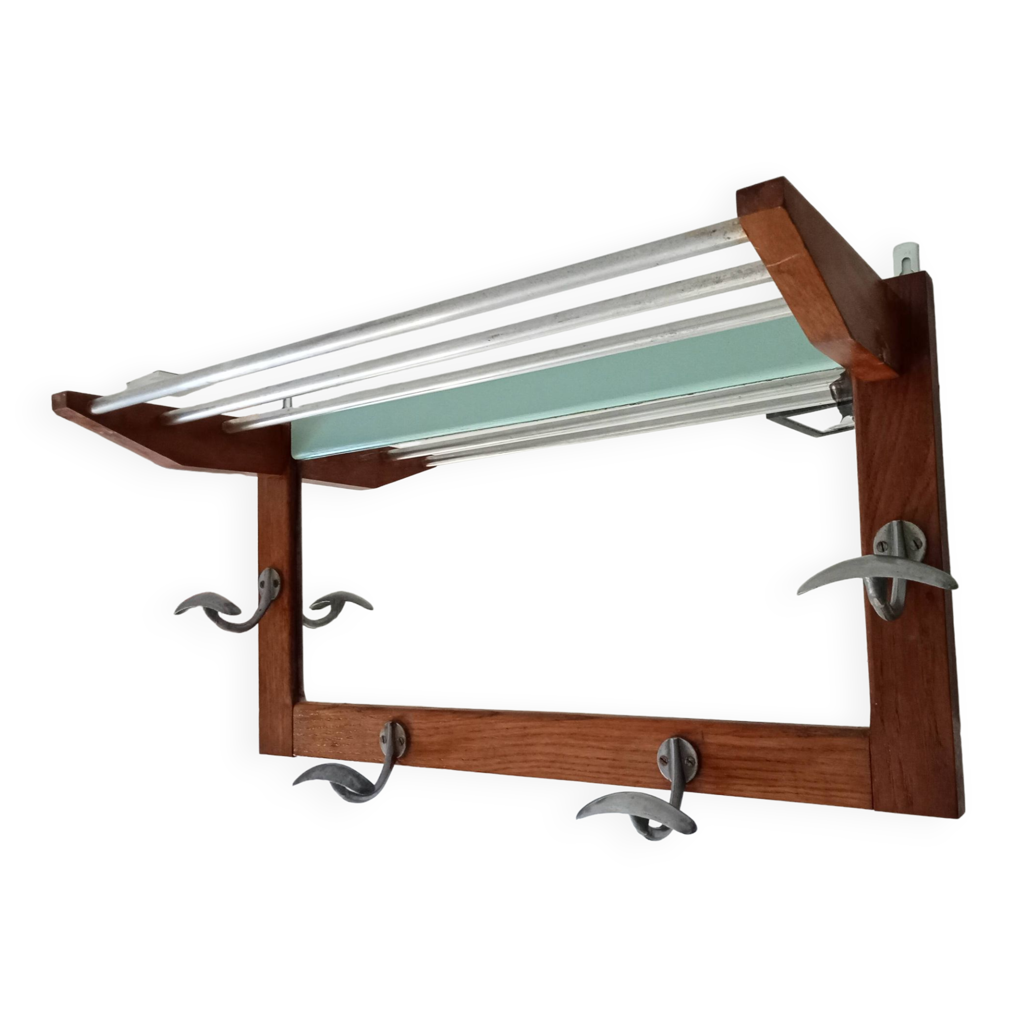 Vintage 50s wall coat rack