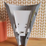 Klyka wall lamp in silver steel, vintage Ikea from the 90s/2000s.