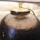 Ceramic ball lamp base signed Guérin