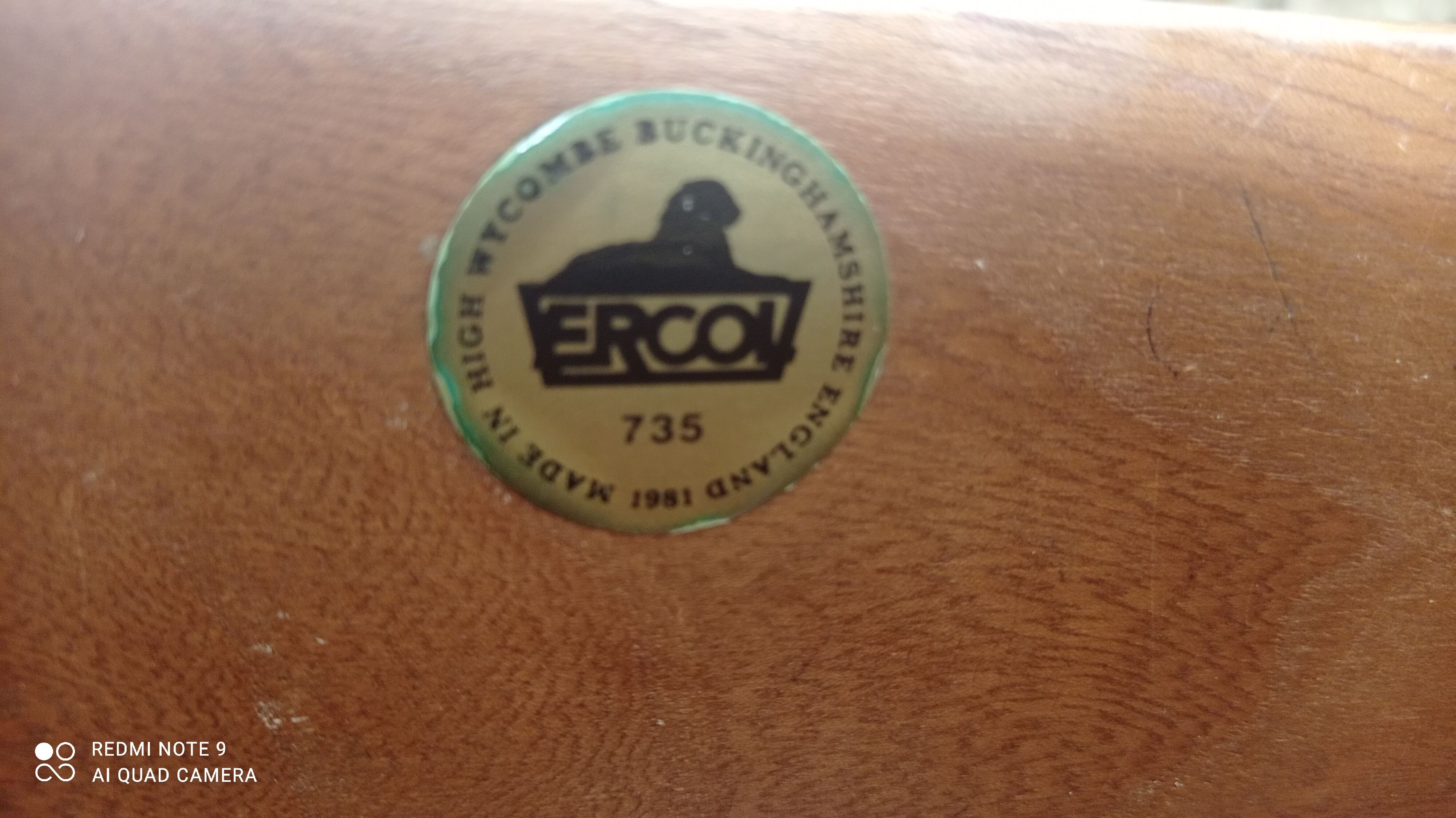 Coffee table Ercol Pandora's box