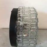 Vintage moulded glass ceiling light