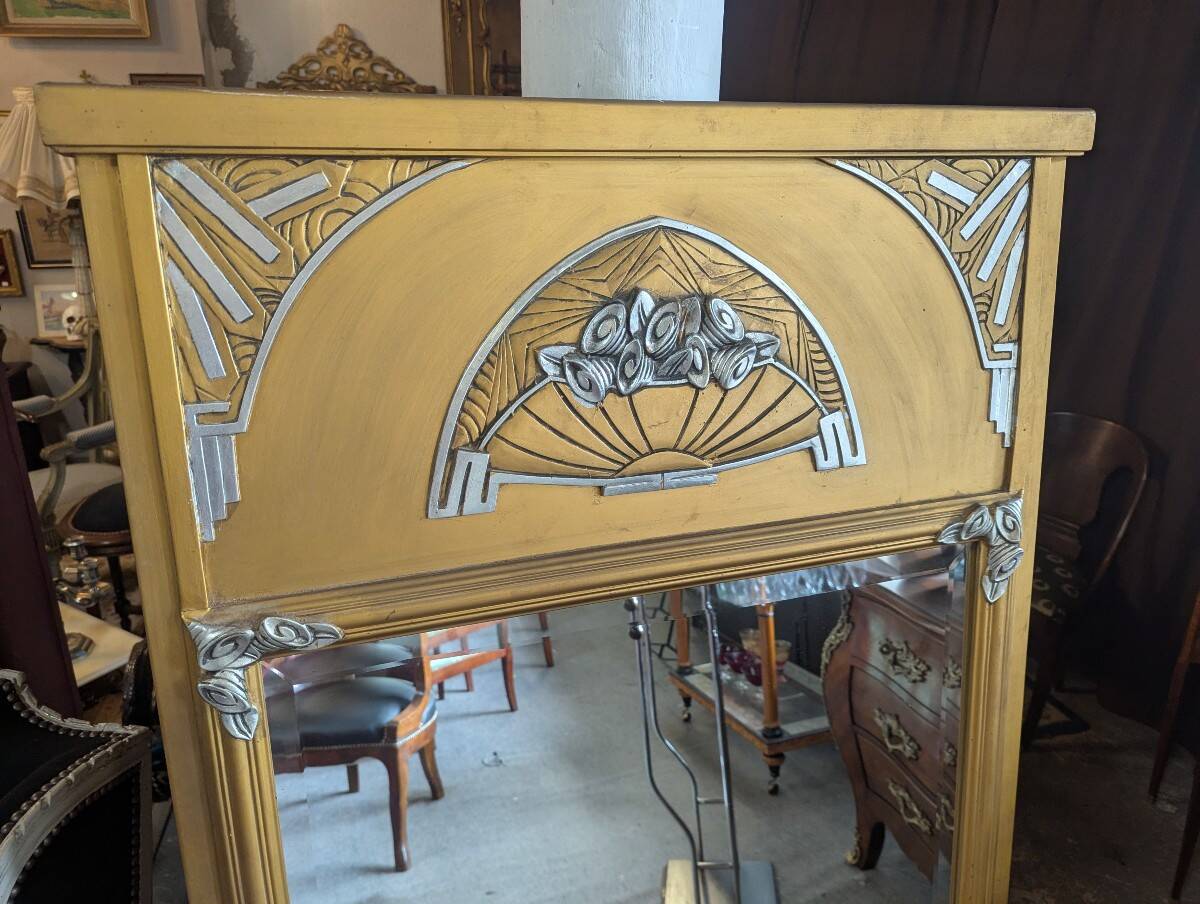 Grand miroir trumeau Art Déco vers 1925