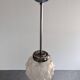Art Deco frosted glass pendant light circa 1920