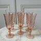 Set of 6 Rosaline champagne flutes