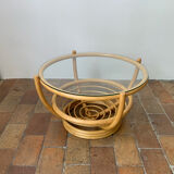 Rattan coffee table