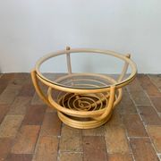 Rattan coffee table