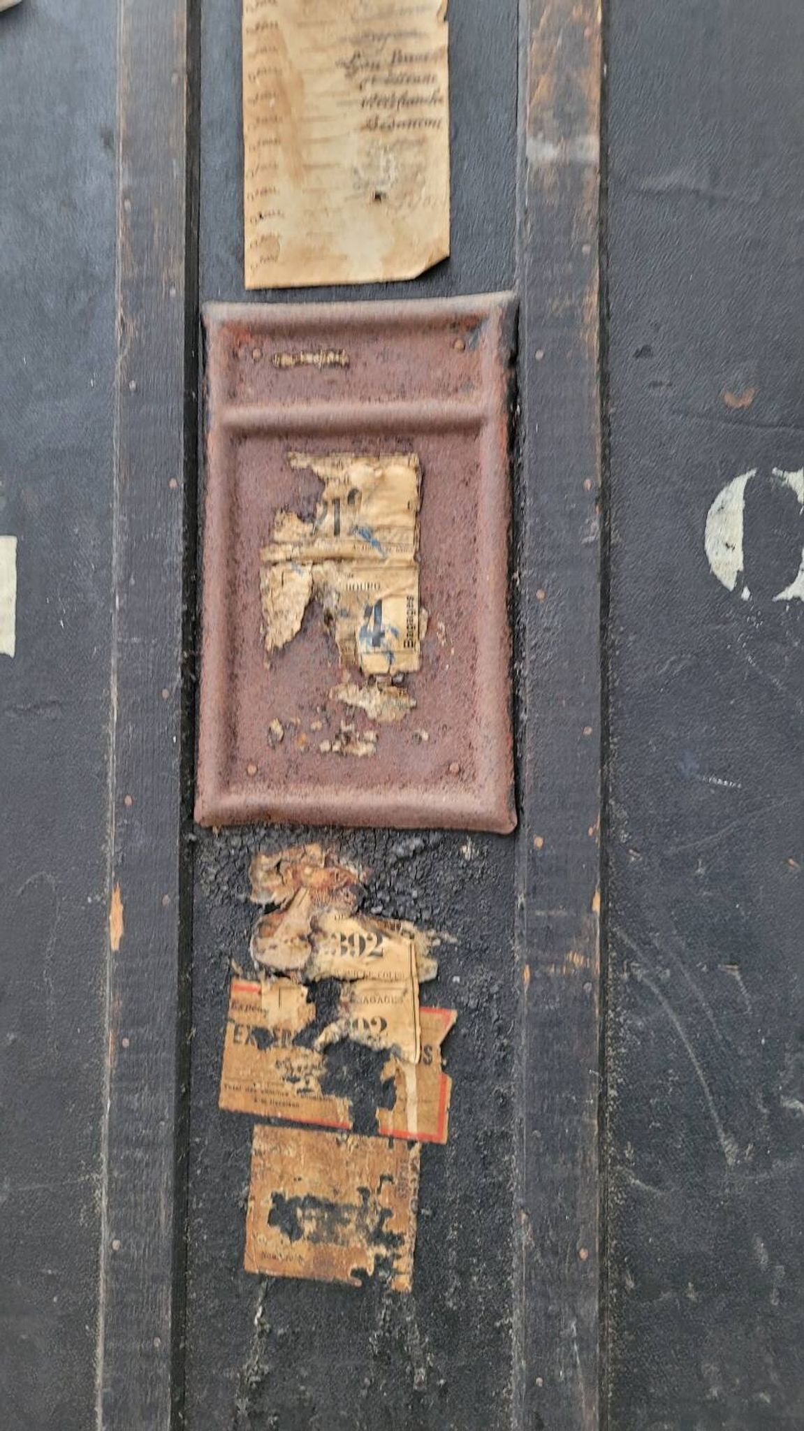 Cabin trunk from the brand "La Malle Bernard" Paris - 1900s