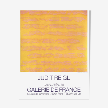 Affiche Judit Reigl  1985