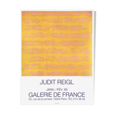Affiche Judit Reigl  1985