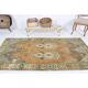 Vintage Turkish Oushak Handmade Wool Rug 117x231