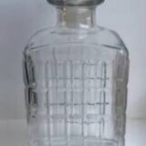 70s glass whiskey decanter