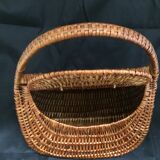 Old wicker gondola basket