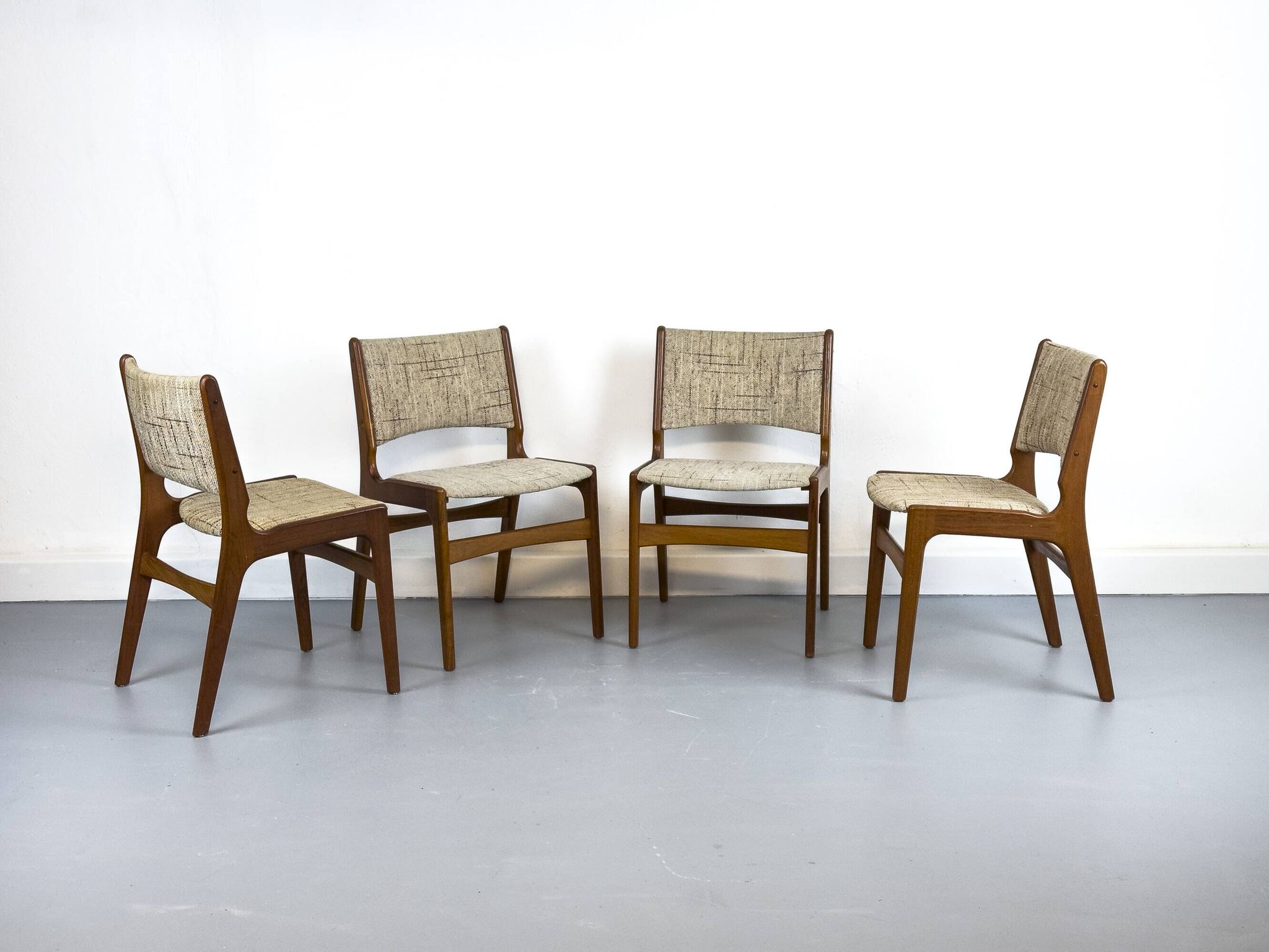 TEAK DINING CHAIRS BY ERIK BUCH FOR ANDERSTRUP MØBELFABRIK, 1960S, SET OF 4