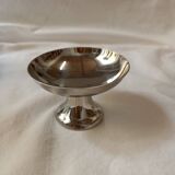 Set of 6 Guy Degrenne stainless steel ice cream cups with 6 ice cream spoons