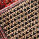 Vintage Indian Carpet Seraband handmade 65cm x 125cm 1970s, 1C801