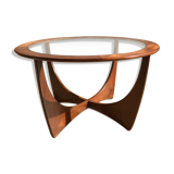 Round teak coffee table Astro - designer Victor Wilkins - Edition G Plan - 1960s