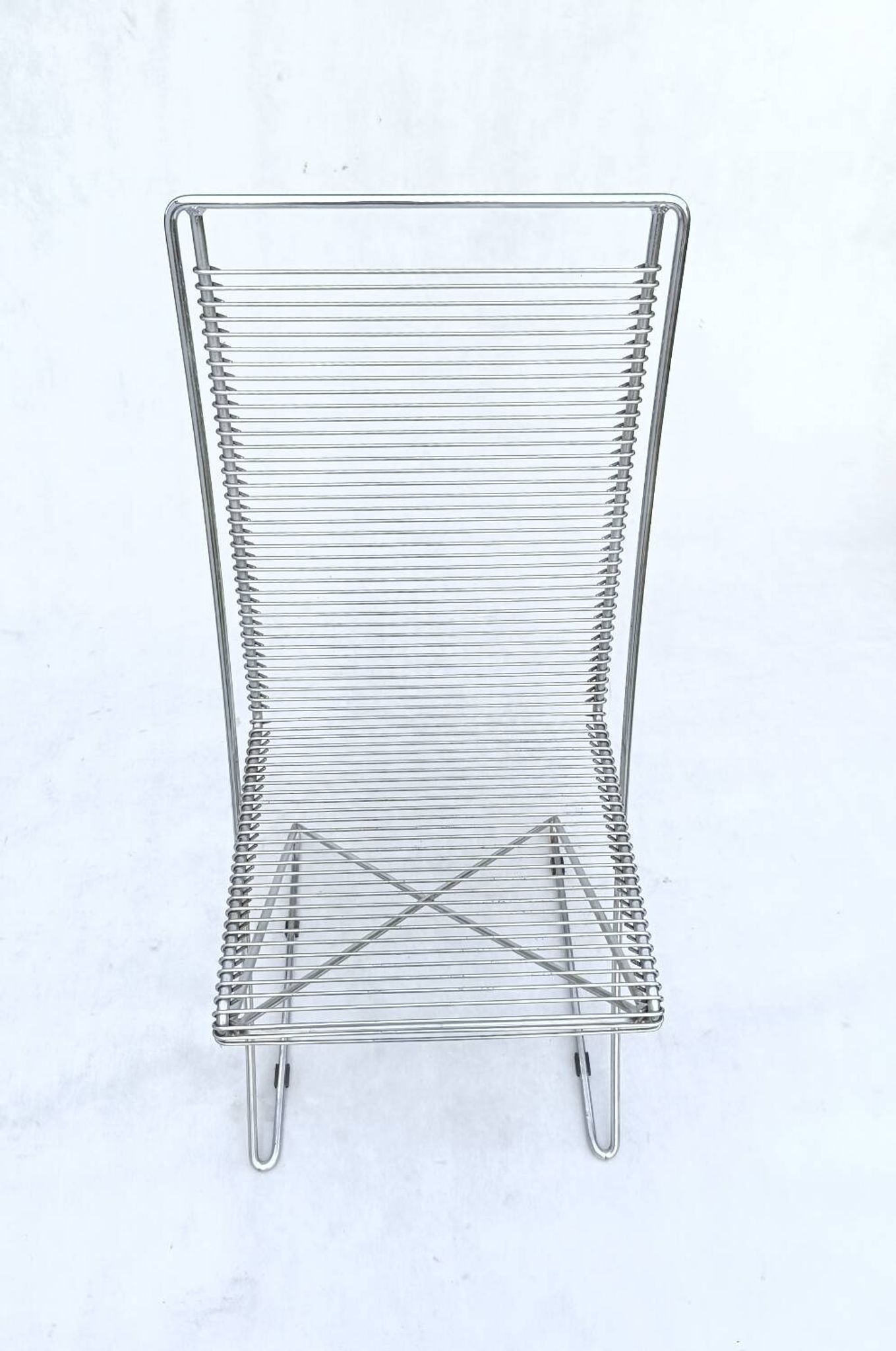 4 wire chairs by Till Behrens for Schlubach